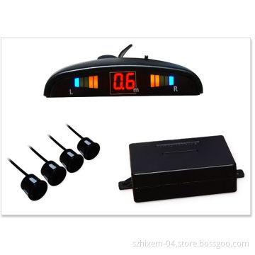 Parking Sensor Parking Radar with LED Display 4 Sensors with 2.5m Wire White Black Silver Sensor Available